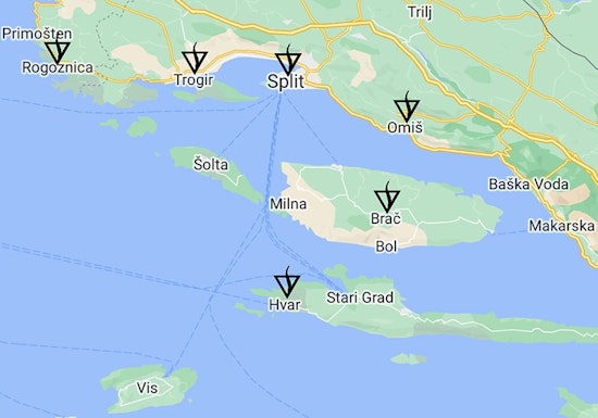 Croatia Freedive Locations